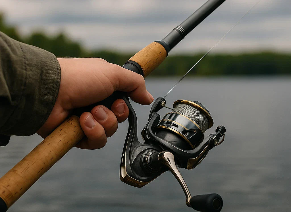 best cheap spinning combo Lit Fish Net PNG Image Frabill Power Stow Knotless Net | Premier Fishing Net with Telescoping Handle for Saltwater and Freshwater and has an extremely Color:Red Pearl Black Dots