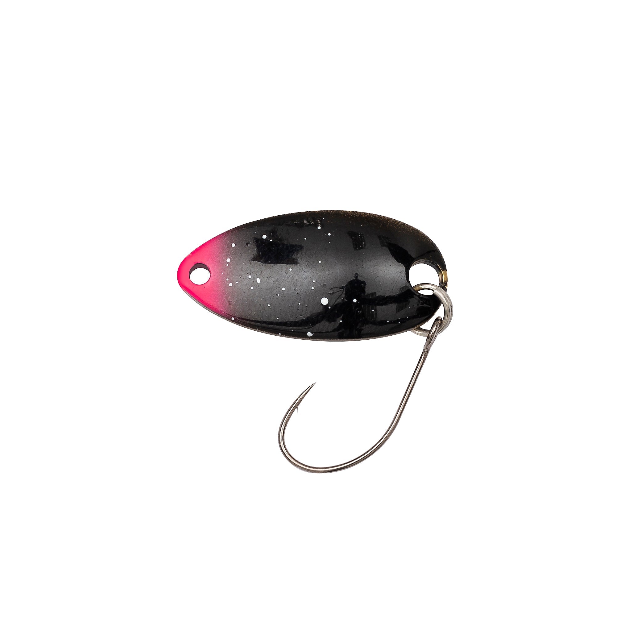 Berkley Area Game Spoon Roru 3.5g Fuschia Tip Black Pink Splat Green