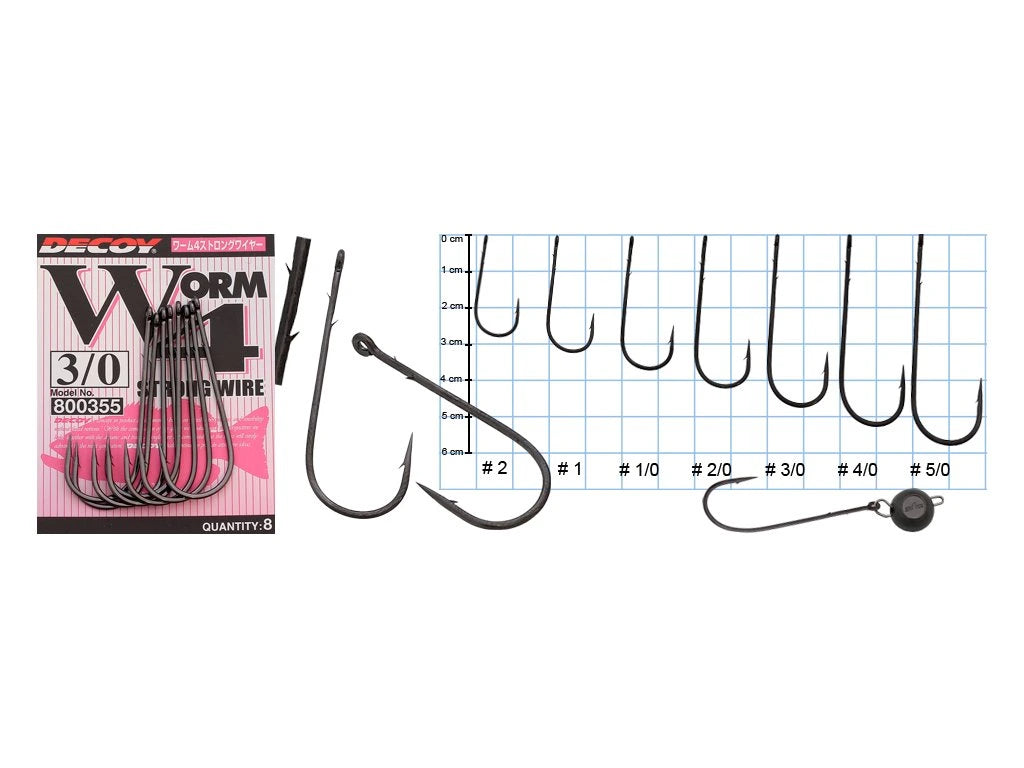 Decoy Worm 4 Hook Strong Wire