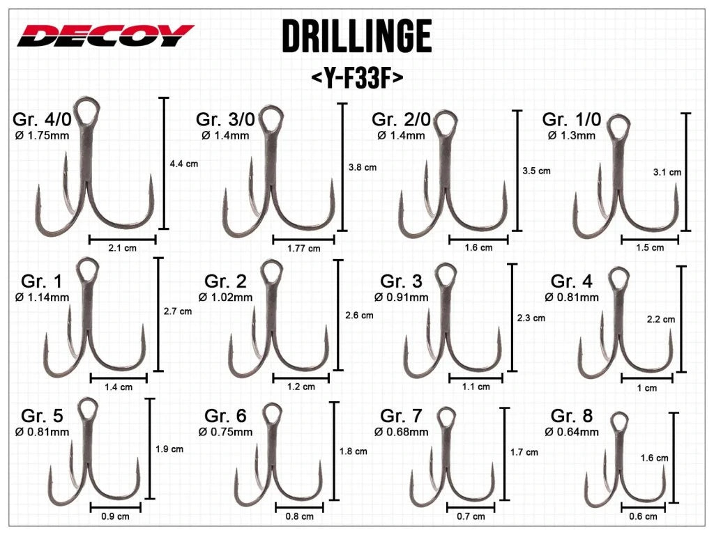 Treble Hook Decoy Y-F33F