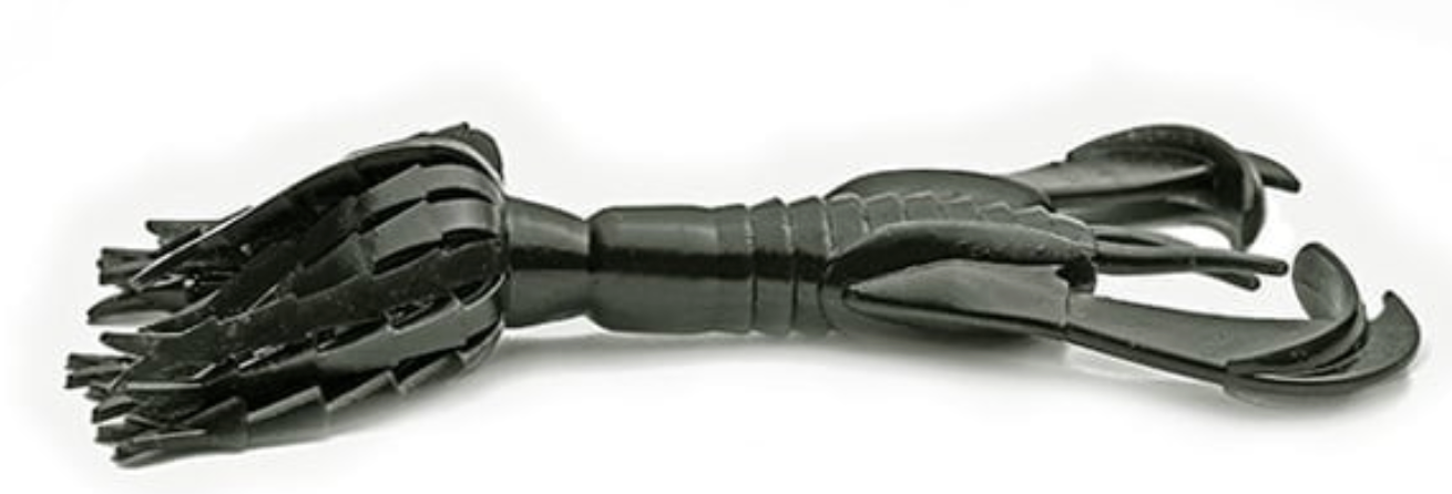 Soft lure Keitech Hyper Spider 001S Black