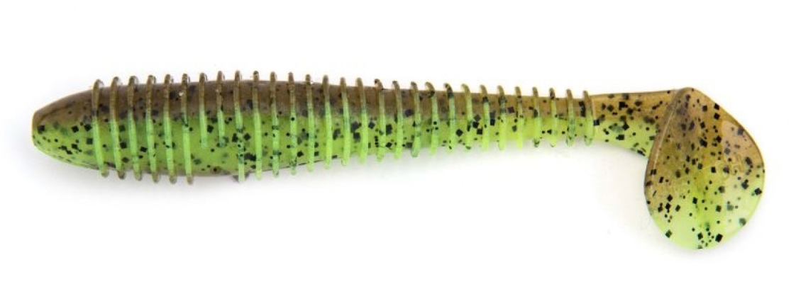 Soft Lure Keitech Swing Impact FAT 401T Green Pumpkin Chartreuse