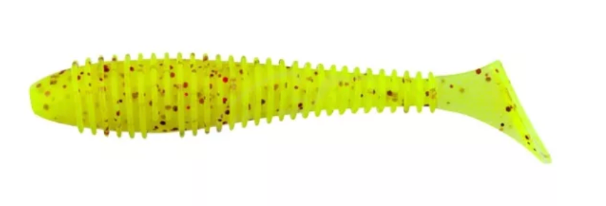 Soft Lure Keitech Swing Impact FAT PAL01S Chartreuse Red Flake