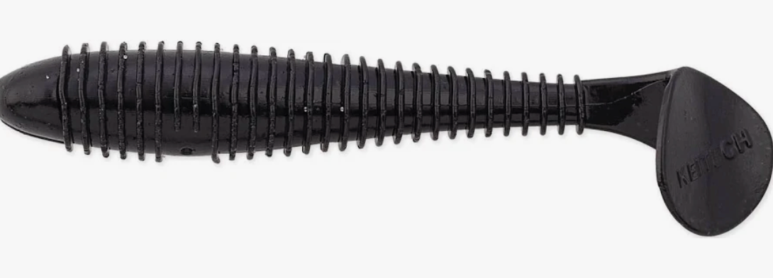 Soft Lure Keitech Swing Impact FAT 001S Black