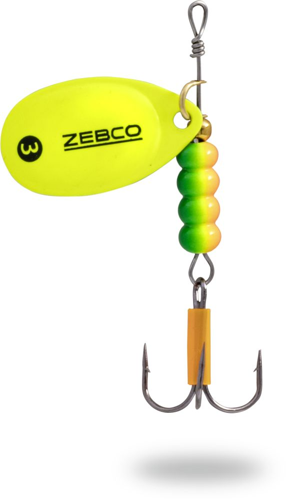 Zebco Trophy Z-Blade Size #3 Silver Yellow 7g