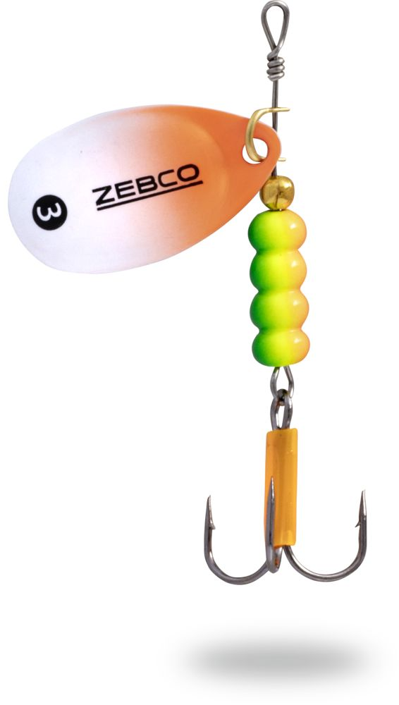 Zebco Trophy Z-Blade Size #3 Silver White Orange 7g