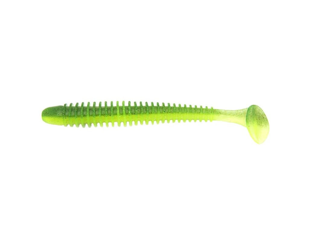 Soft lure Keitech Swing Impact Lime Chartreuse 424T 2"/3"/3.5"