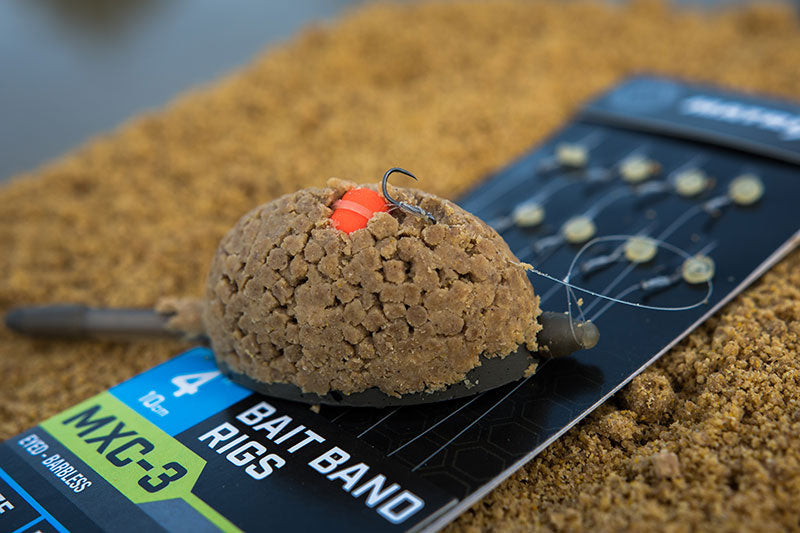 Matrix MXC-3 Bait Band Rigs Barbless 10cm/4ins