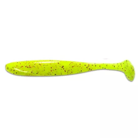 Keitech Easy Shiner 3'' PAL#01S Chartruse Red Flake 10pcs.