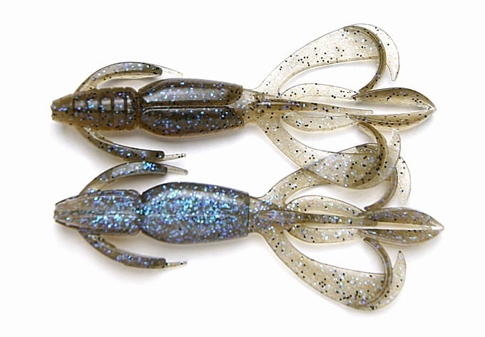 Soft Lure Keitech Crazy Flapper 462T Electric Smoke Craw