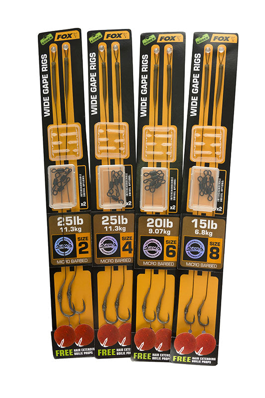 Fox Edges Wide Gape Ready Rigs Gravelly Brown