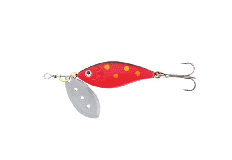 Kinetic Sweety Spinner 9g Red Yellow Dot