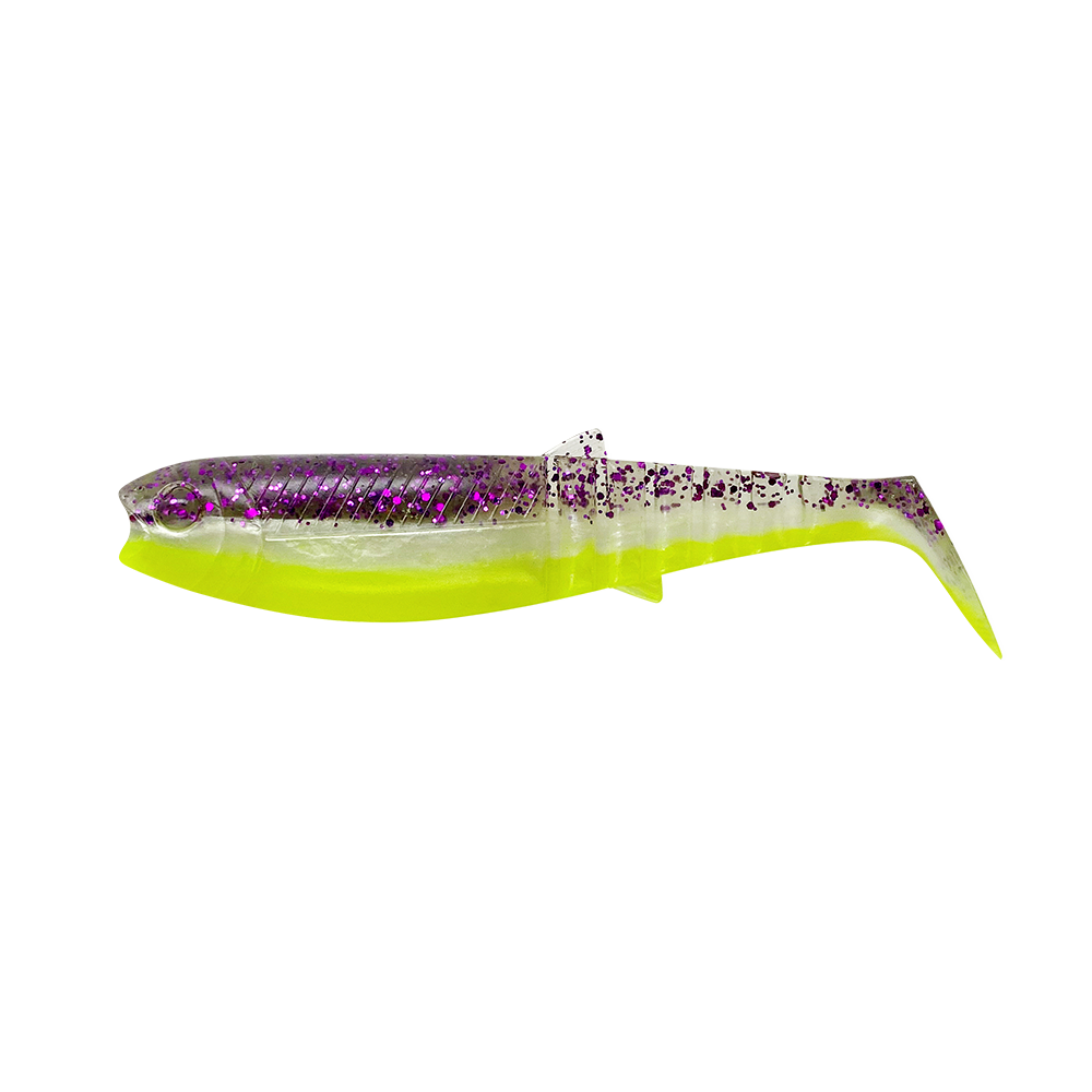 Savage Gear Cannibal Shad 10cm 9g Purple Glitter Bomb