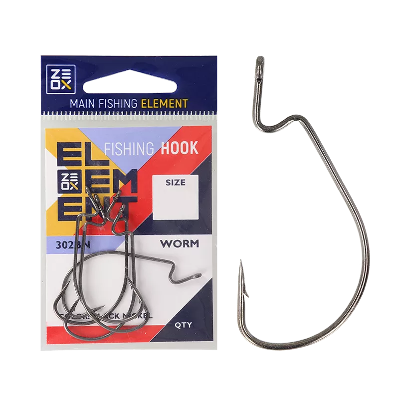 ZEOX Offset Hook Worm 302BN
