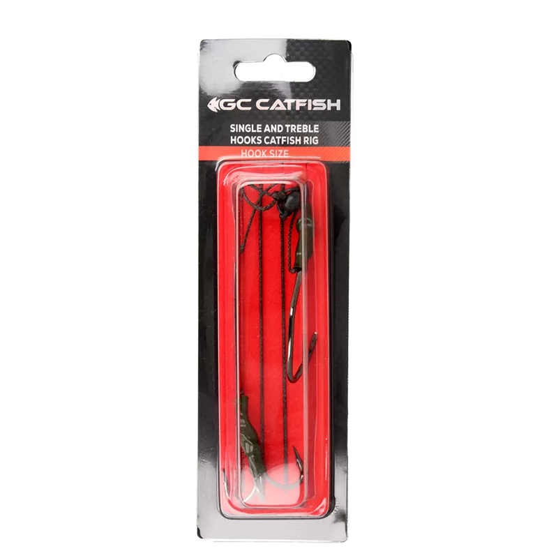 Golden Catch Big Bait Pike Rig – Single & Treble Hook (6/0 / 8/0)