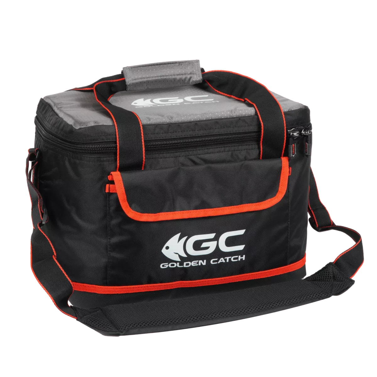 Golden Catch Cool Bag Black 20L β Waterproof Thermal Bag for Food & Bait
