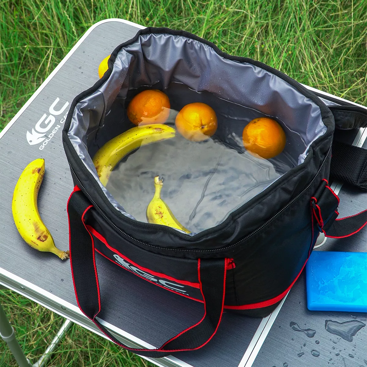 Golden Catch Cool Bag Black 20L β Waterproof Thermal Bag for Food & Bait