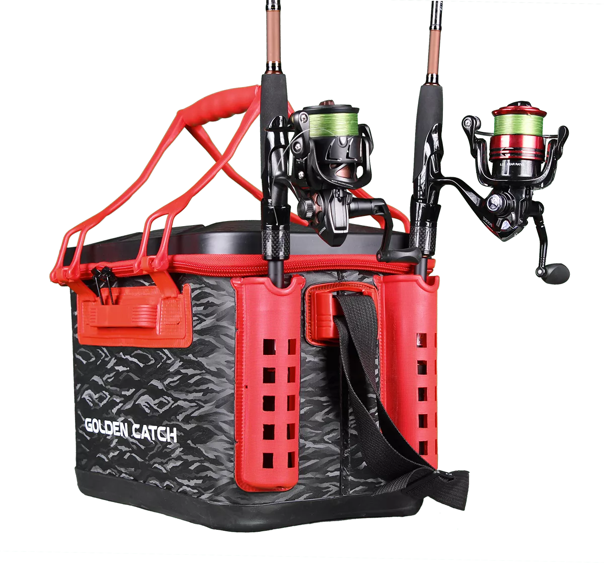 Golden Catch Rod Stand Bakkan