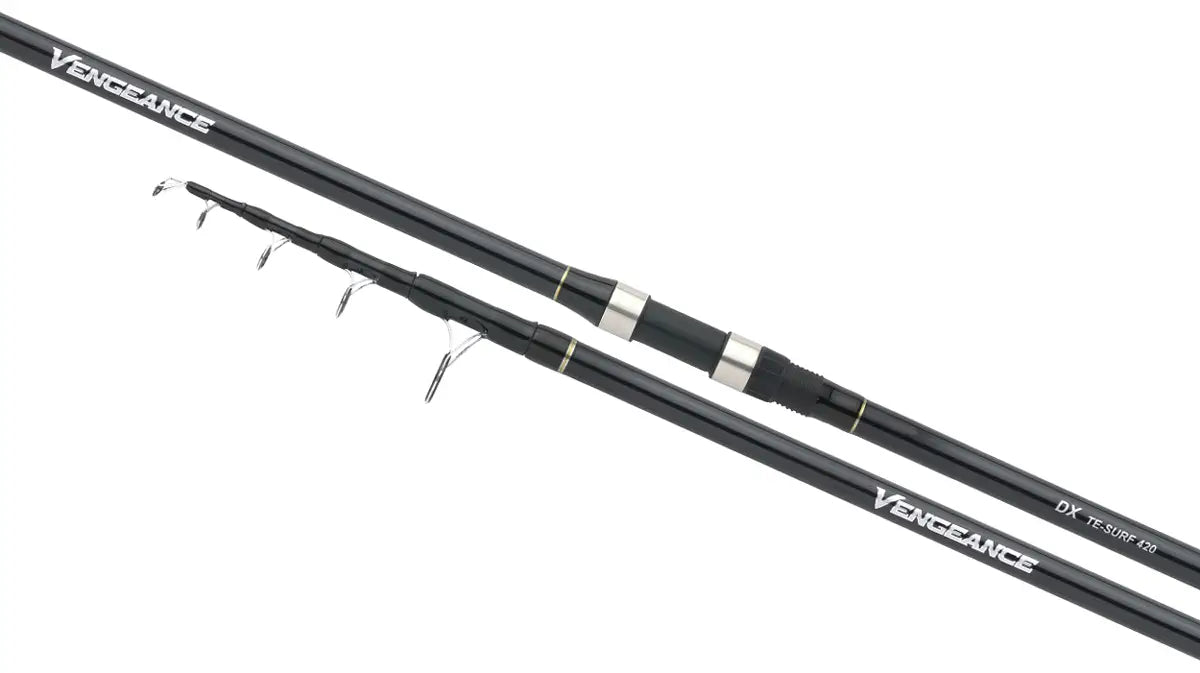 Telescopic Surf Fishing rod Shimano Vengeance DX TE Surf 4.20m(13.8ft) max 150g(5.3oz)(SVDXTES420150)