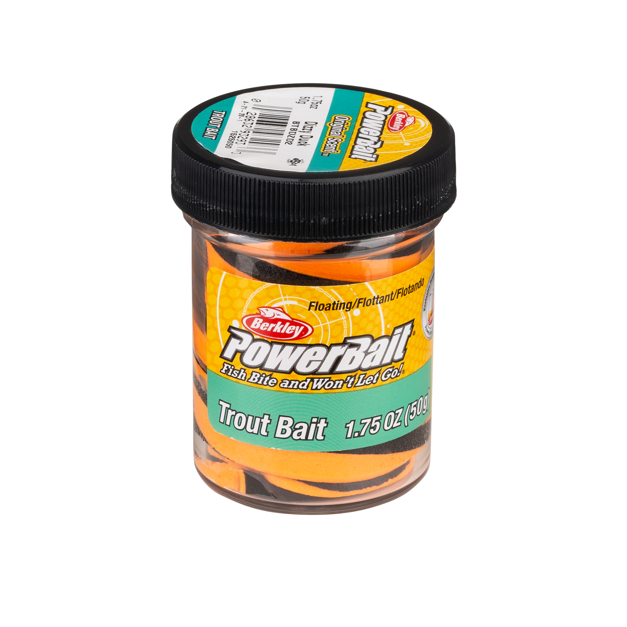 Berkley PowerBait Glitter Trout Bait Swirls Dizzy Duck