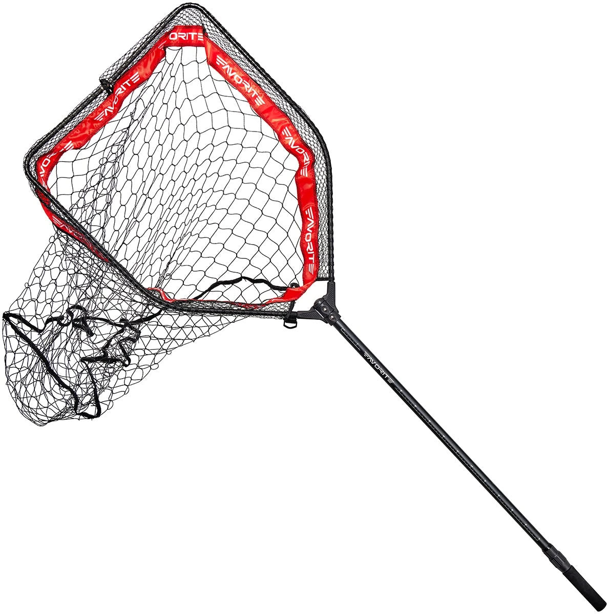 Boat Landing Net Favorite foldable RCFLN rubber net - Emerald Ripple