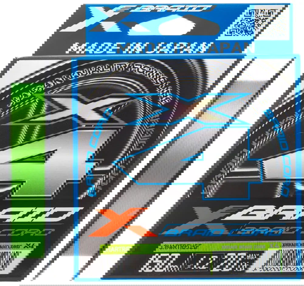 Braided Line YGK X-Braid Braid Cord X4 green - Emerald Ripple