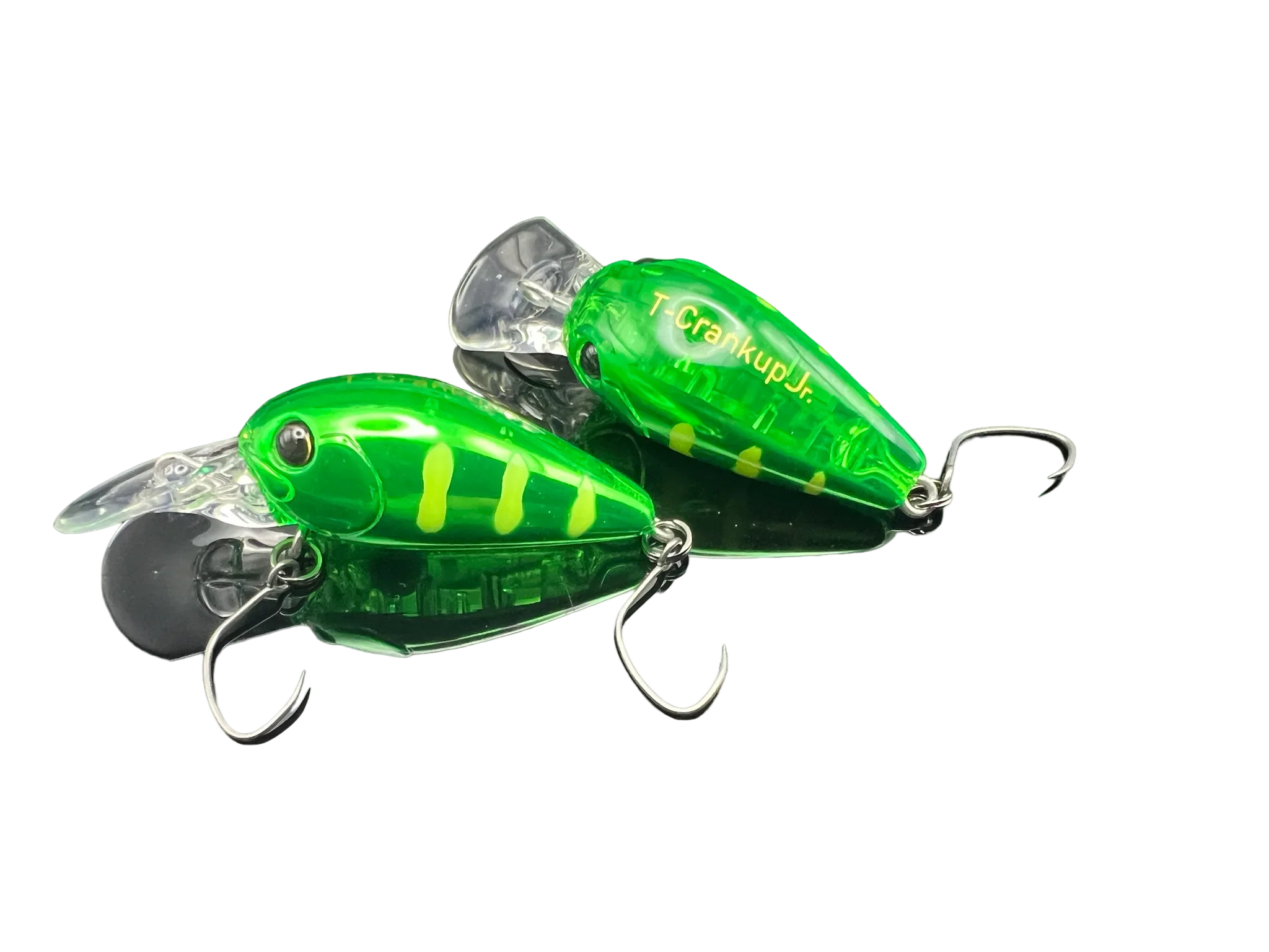 Yarie T-Crankup Jr. Slow Sinking 28mm 2.1g D9 Green Yamame