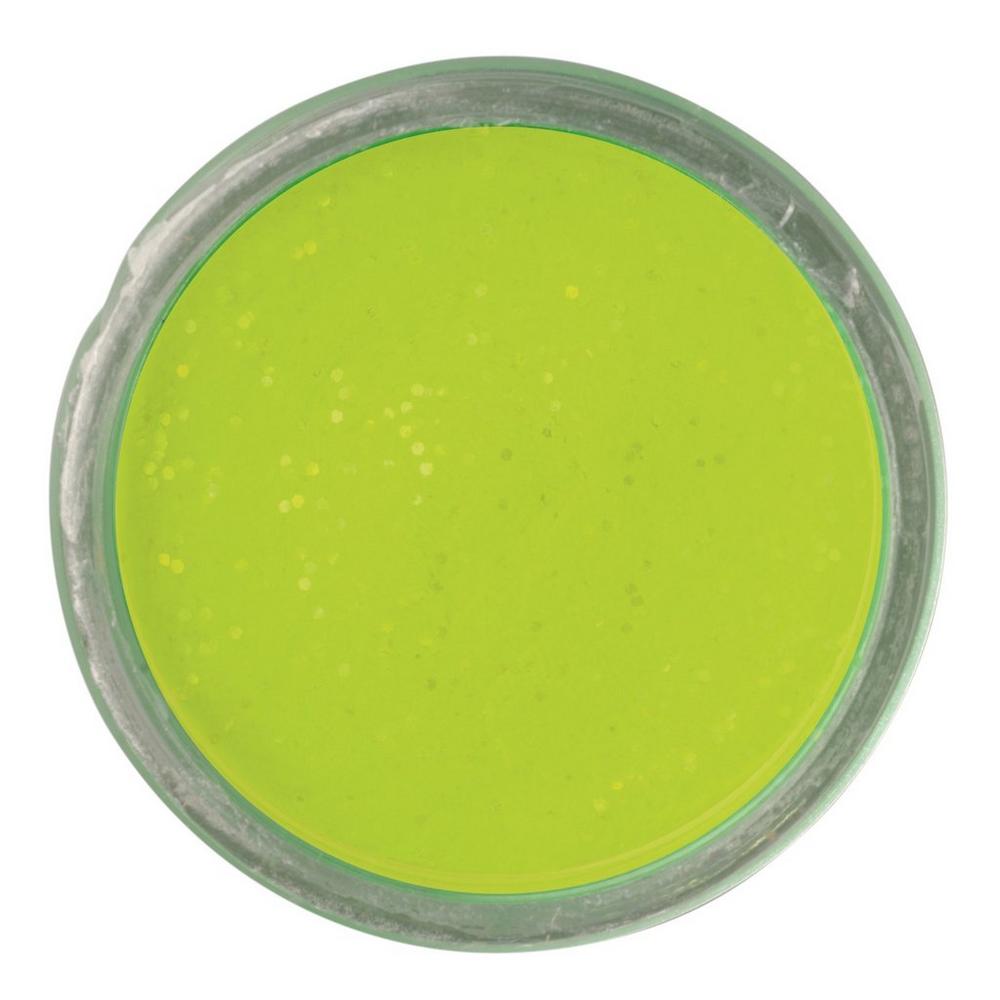 Berkley PowerBait Sinking Glitter Trout Dough Chartreuse Glitter