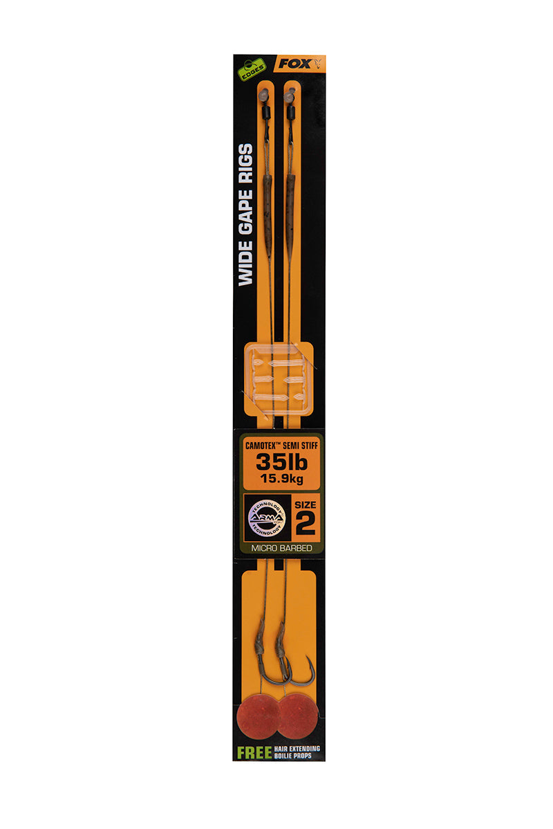 Fox Edges Arma Point Wide Gape Camotex Semi Stiff