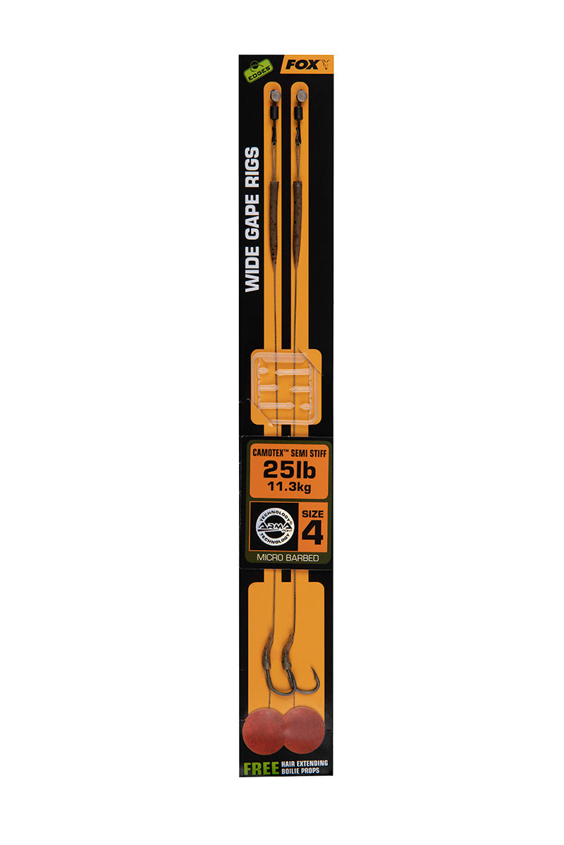 Fox Edges Arma Point Wide Gape Camotex Semi Stiff
