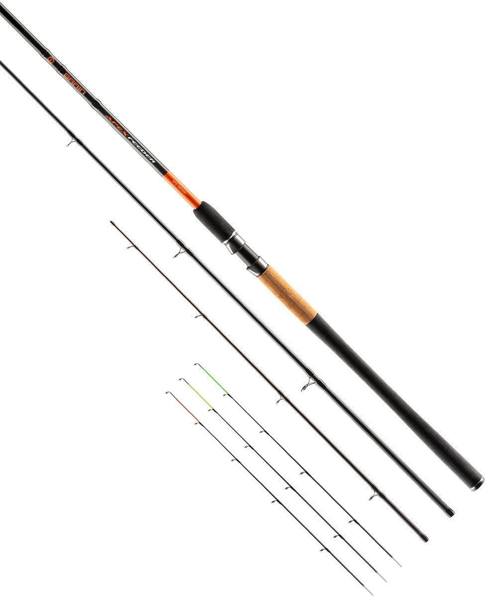 Feeder rod Brain Apex NEW 3.30 m (10'10"). Max 90 g (3.2 oz)18584358 - Emerald Ripple