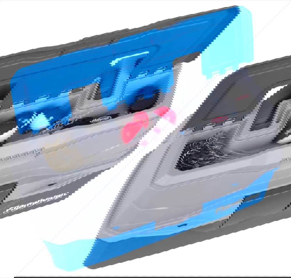 Flambeau 2-Tray Classic Box with Flip Lid PF-6382TB - Emerald Ripple