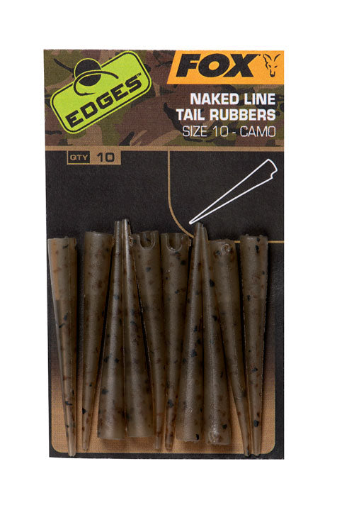 Fox Edges Camo Naked Line Tail Rubbers