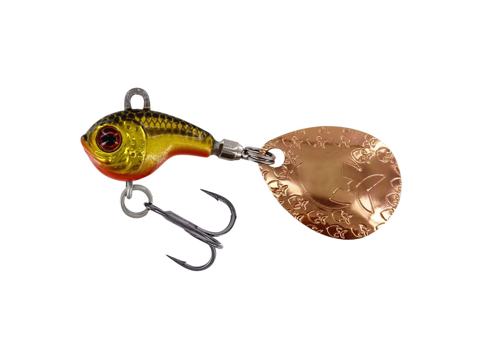 Westin DropBite Tungsten Spin Tail Jig 2cm 13g Gold Rush