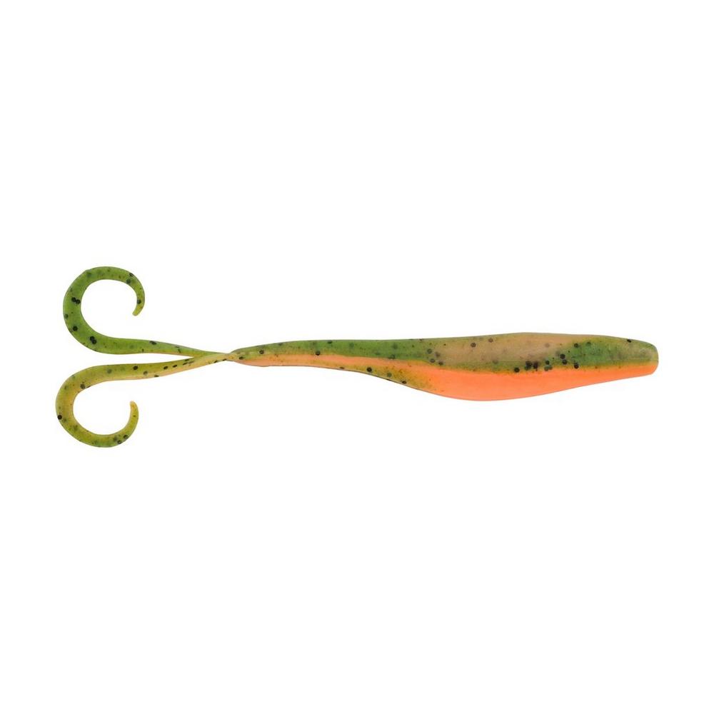 Berkley Gulp! Saltwater Crazy Legs Jerk Shad Lime Tiger Glow
