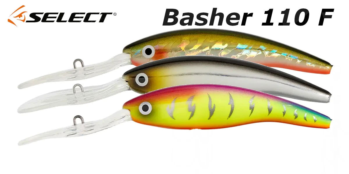 Hard Lure Select Basher 110F 110mm 23.0g (max 6.0m) - Emerald Ripple