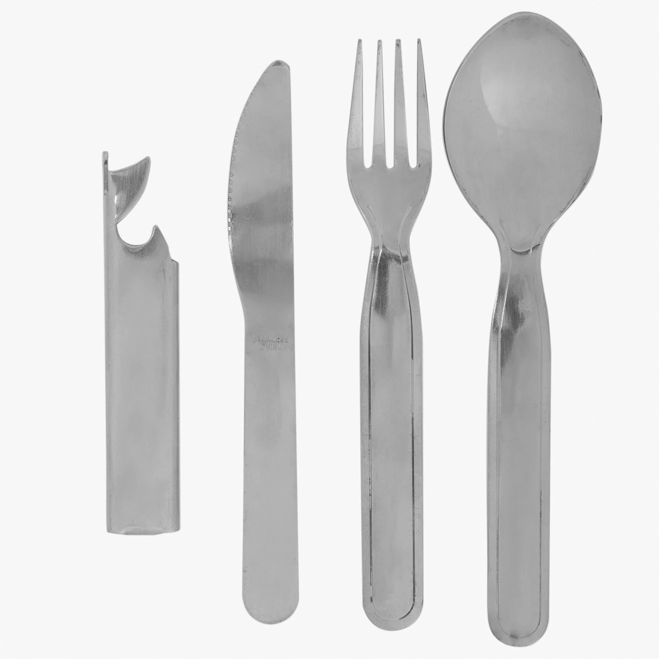 Highlander Military Style Knife Spoon Fork Set