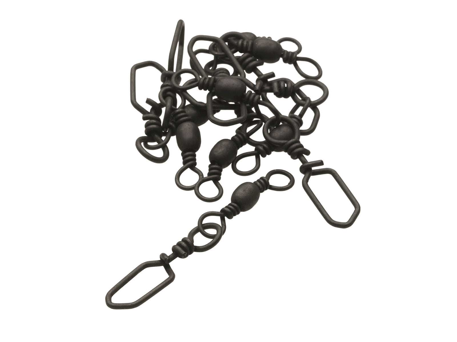 Kinetic Barrel Swivel With Scandic Snap Black