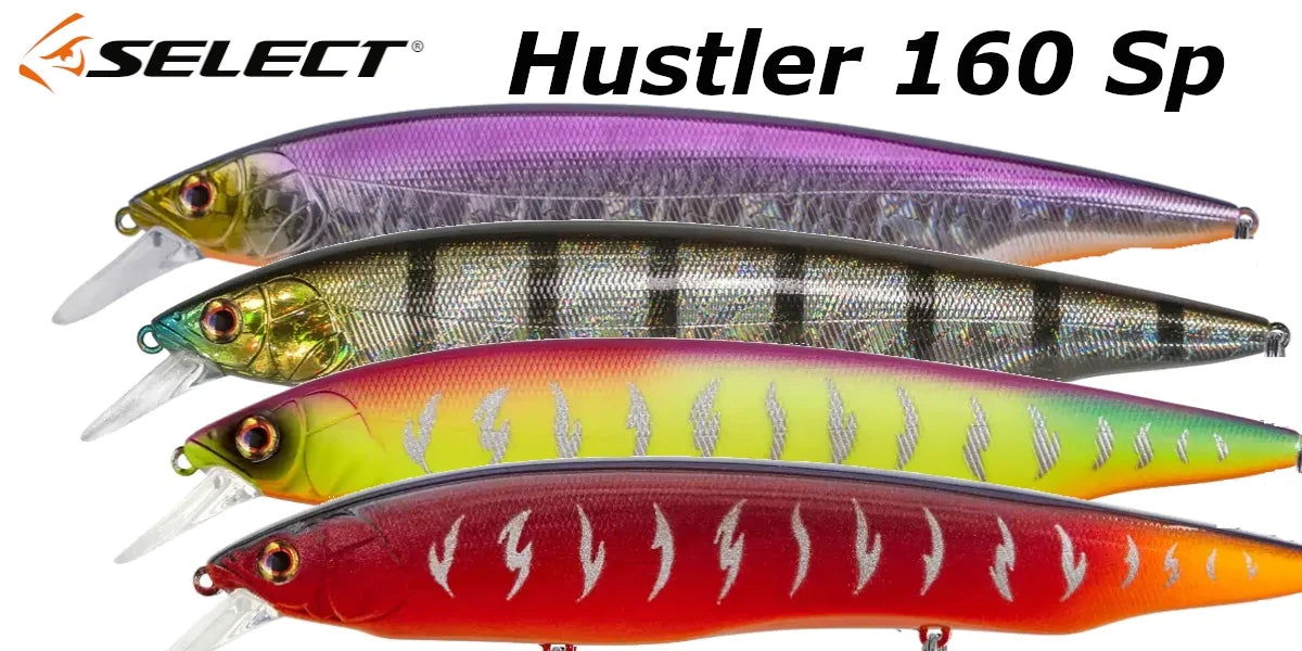 Lure Select Hustler 160SP 160mm 32.0g (1.7-1.9m) - Emerald Ripple
