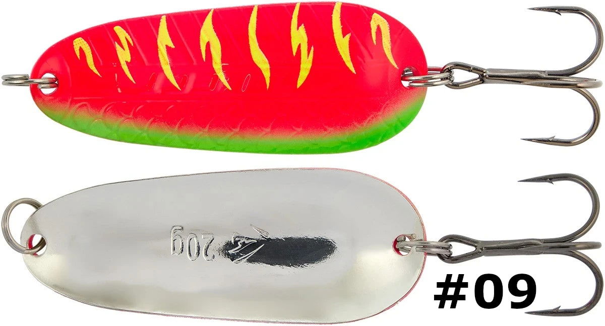 Metal spoons Select Grandex 10.0g 63mm - Emerald Ripple