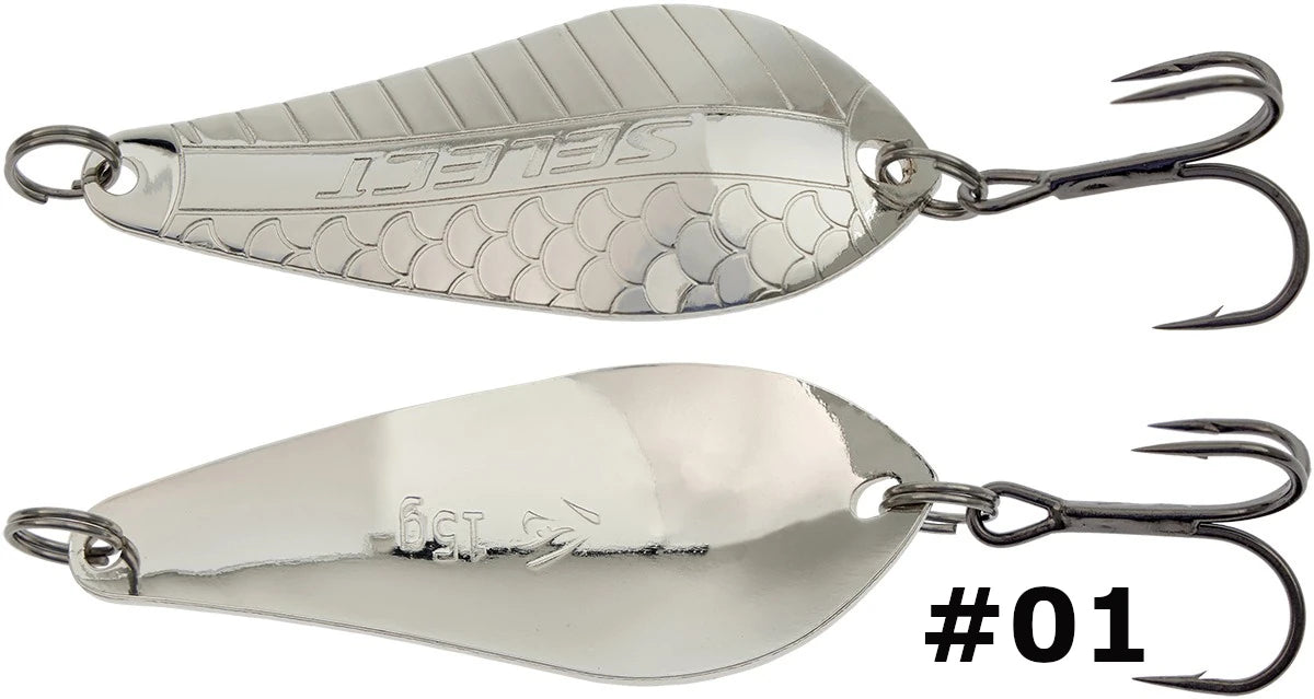 Metal spoons Select ProAtom 15.0g 65mm - Emerald Ripple