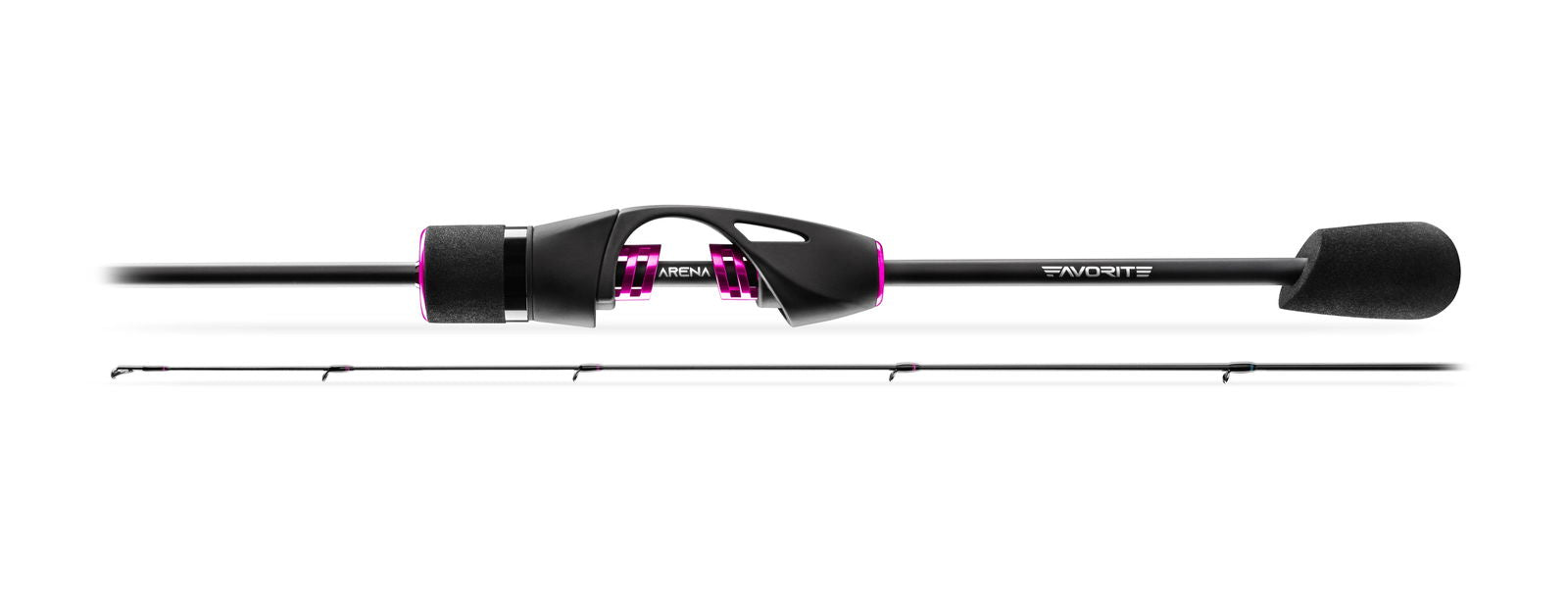 Rod Favorite Arena ARN1-622SUL-T 1.88 m (6'2"). 1.5-4 g (0.05-0.14 oz). 2.5-5 lb M.Fast (Violet) - Emerald Ripple
