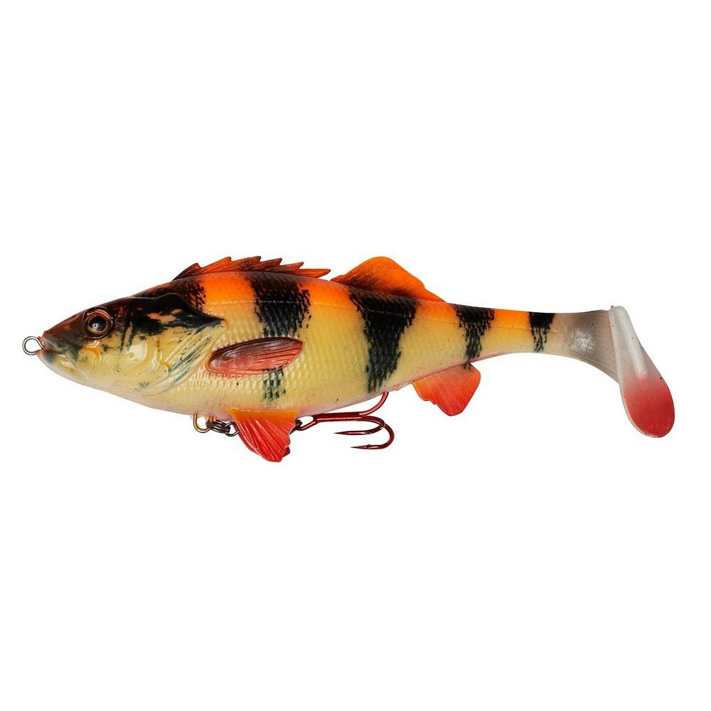 Savage Gear 4D Perch Shad 17.5cm 67g Slow Sink Albino