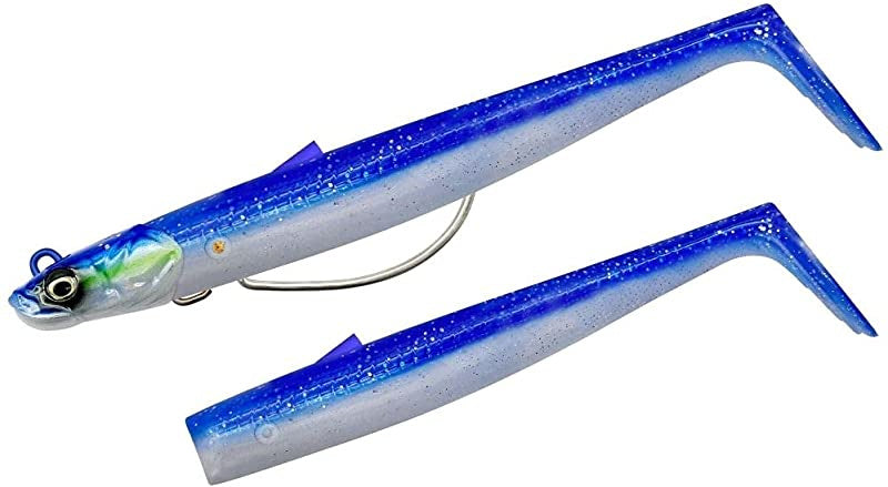 Savage Gear Sandeel V2 Weedless 11.5cm 22g Blue Pearl Silver