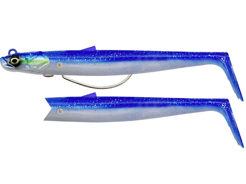 Savage Gear Sandeel V2 Weedless 13cm 33g Blue Pearl Silver