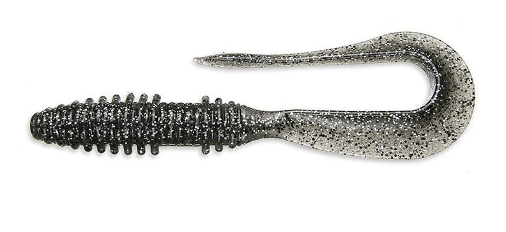 Soft Lure Keitech Mad Wag 206S Smoke Pepper Silver