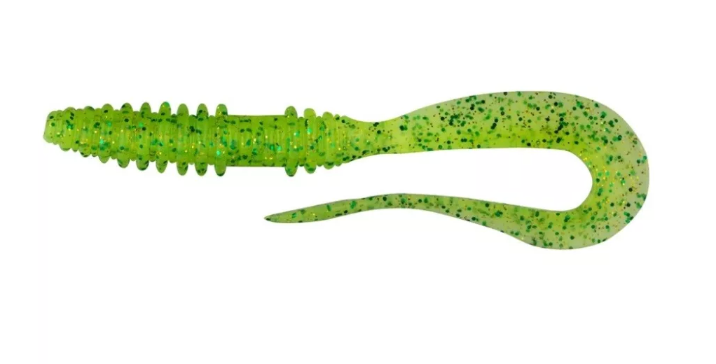 Soft Lure Keitech Mad Wag Mini 424S Lime Chartreuse