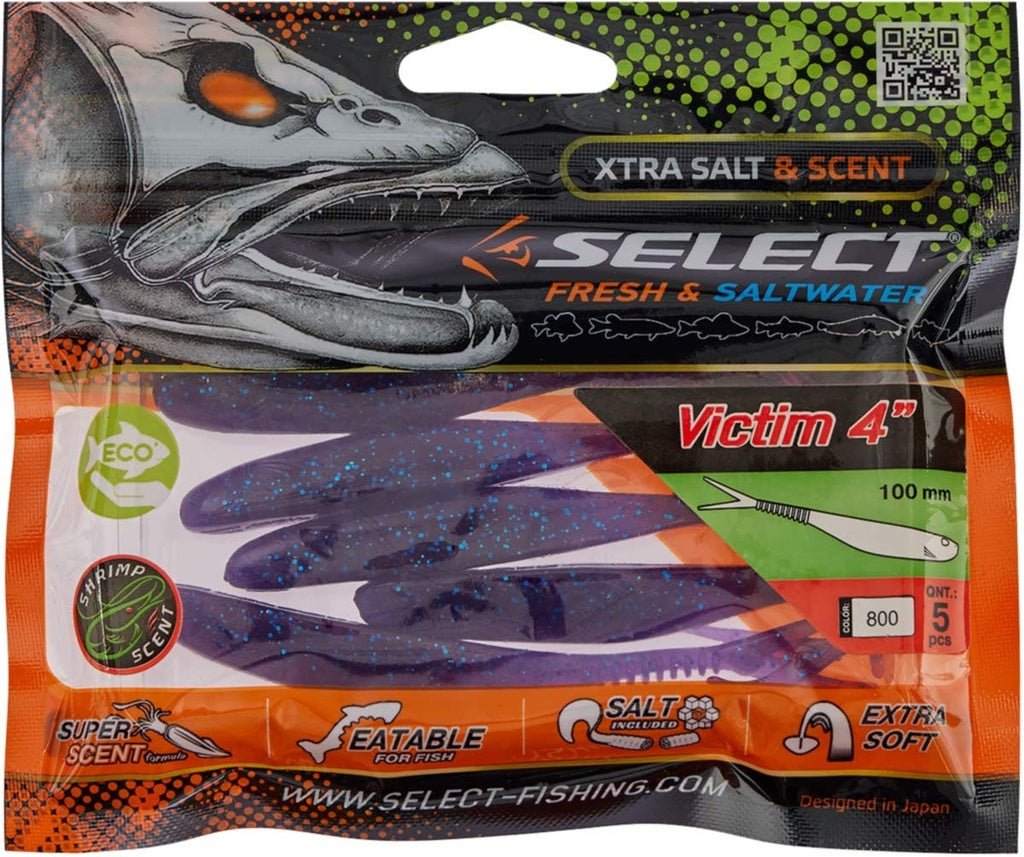 Soft Lure Select Victim V-TAIL #800
