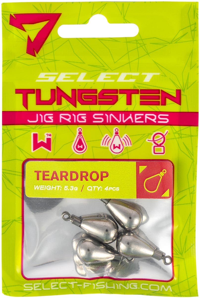 Select Tungsten Tear Drop Jig-Rig