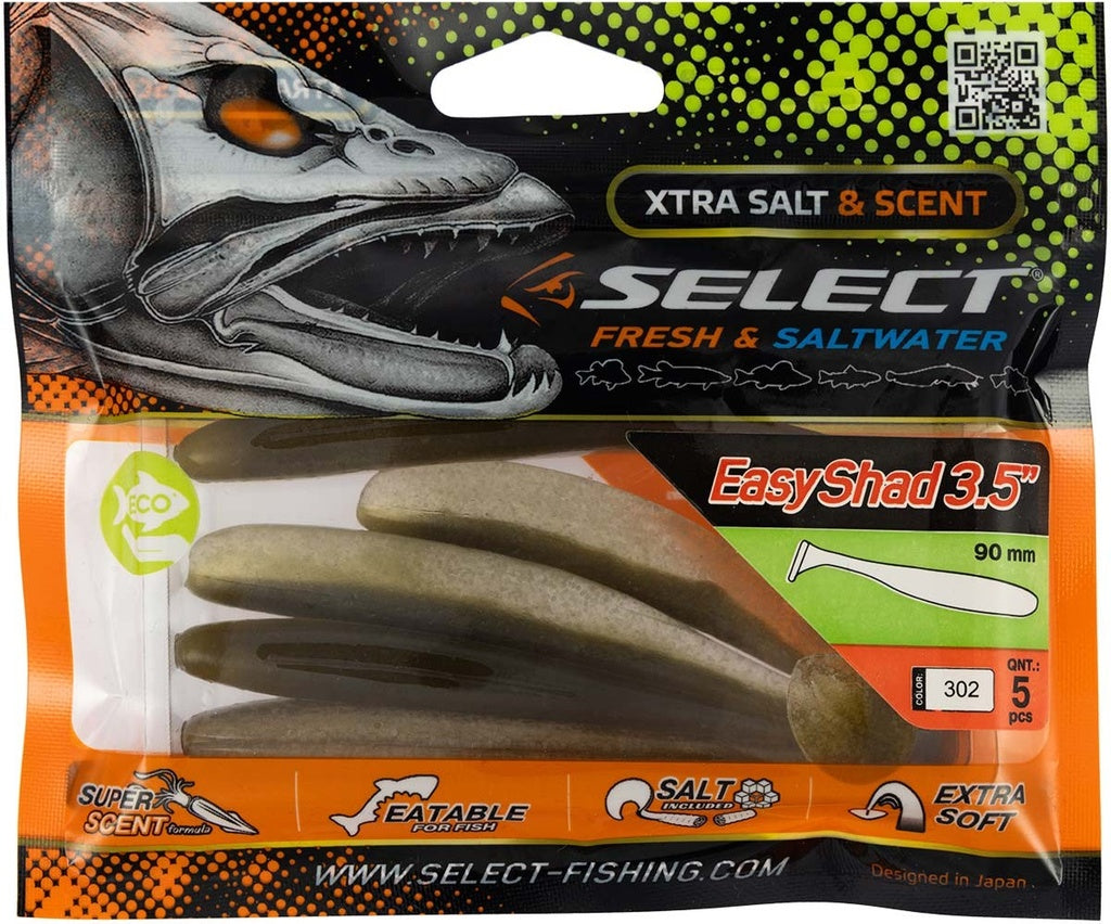 Soft Lure Select Easy Shad col.#302